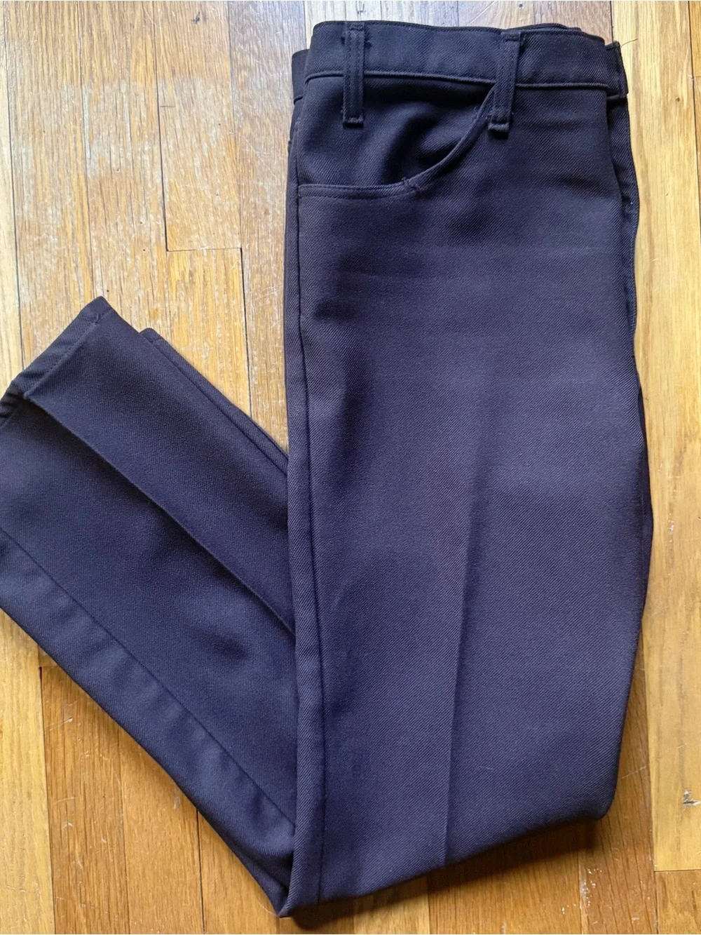 Vintage 1991 Levi’s 517 Sta-Prest Bootcut Polyester Western Trousers Pants